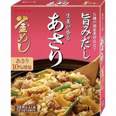 +東瀛go+ YAMAMORI 山森釜飯料 薑香蛤蜊 3~4人份 拌飯料 調理包 電鍋料理 日本原裝