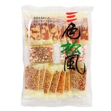 +東瀛go+池重食品 三色松風煎餅18枚入 102g 日本進口-米果-仙貝 日式傳統點心