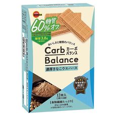 +東瀛go+ Bourbon 北日本 豆乳威化餅 12枚入 carb balance 減少60%糖質