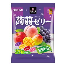 +東瀛go+OIZUMI 下仁田物產 蒟蒻工坊 4味綜合蒟蒻果凍 27入 水果蒟蒻  擠壓式果凍