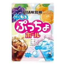 +東瀛go+ UHA 味覺糖 噗啾 碳酸汽水噗啾軟糖 四味糖球  55g 汽水糖 蘇打糖 日本糖果