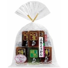 +東瀛go+ 杉本屋 三色羊羹 360g 抹茶/小倉/煉 9個入 日式傳統甜點 長輩最愛 日本進口