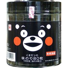 +東瀛go+ 熊本熊 海苔 10切80枚入 有明海產 木村海苔 日本零食 kumamon 零嘴點心