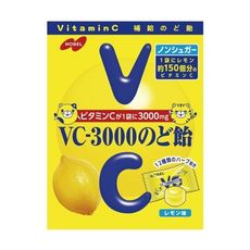 +東瀛go+ NOBEL 諾貝爾 VC-3000 喉糖 90g 無砂糖 無糖糖果 維他命C 日本糖果