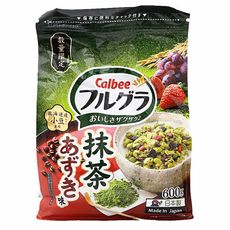 +東瀛go+ calbee 卡樂比 富果樂水果麥片 抹茶紅豆風味 600g 早餐 麥片穀物 日本必買