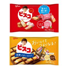 +東瀛go+ glico 固力果 乳酸菌綜合餅乾  草莓牛奶 香草咖啡 夾心餅乾