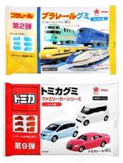 +東瀛go+濱田 TOMICA 多美汽車軟糖-可樂味 新幹線軟糖-蘇打味(附貼紙)