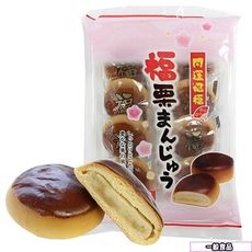 +東瀛go+ 日新堂 開運招福栗饅頭 8入 304g 栗子饅頭 個別包裝 和菓子 日式點心 半生果子