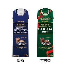 +東瀛go+MORIYAMA 守山乳業 喫茶店味 奶茶/可可亞 1000g 奶茶 可可亞 1公升