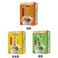 +東瀛go+伊藤園  ITOEN  焙茶/抹茶入綠茶/抹茶入玄米茶 茶包 20袋入 日本必買