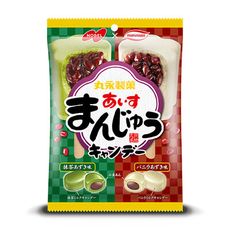 +東瀛go+  NOBEL 諾貝爾 丸永 抹茶&香草雙味紅豆風味糖 70g 硬糖 夾心糖 日本必買