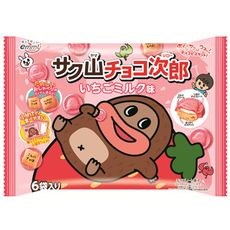 +東瀛go+ 正榮 可可次郎 草莓可可風味餅乾  6袋入 草莓 可可 次郎 可可餅 點心 日本必買