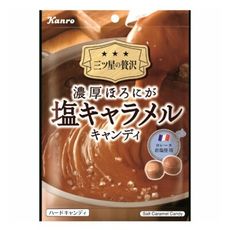 +東瀛go+ KANRO 甘樂 濃厚岩鹽焦糖牛奶糖 66g 奢華鹽牛奶糖 硬糖 年貨糖果 法國產岩塩