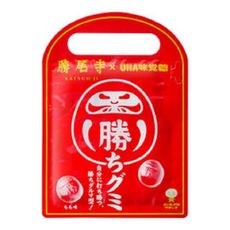 +東瀛go+ UHA 味覺糖 勝尾寺 水蜜桃風味 不倒翁軟糖 勝利軟糖 25g 袋裝 造型軟糖 日本