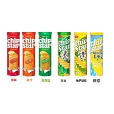 +東瀛go+YBC Chip Star 罐裝洋芋片 鹽味/雞汁/芥末/柚子胡椒風味洋芋片 105g
