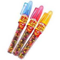 +東瀛go+ 奇林 CHIRIN 彩色筆造型可可糖球 5g 彩色筆可可 日本進口 懷舊糖果