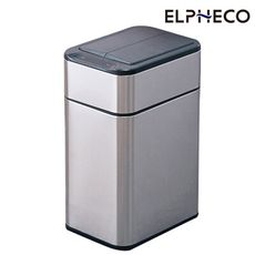 ELPHECO 不鏽鋼雙開除臭感應垃圾桶50L ELPH5534U