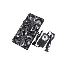 超能玩工 保固一年●110V 12CM靜音大風量排風扇 雙風扇 電腦散熱風扇 散熱循環扇 散熱排風扇