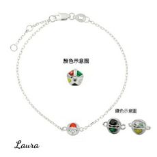 -Laura 蘿菈精品- s925純銀 招財 招貴人 化煞  五鑽球(五賺)純銀手鍊