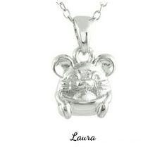 -Laura- s925純銀項鍊 元寶鼠 時尚-小資女 純銀項鍊 鎖骨鍊
