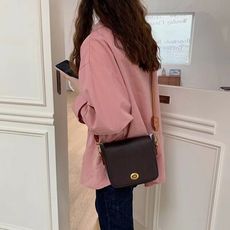 上新質感小包包女包新款時尚斜挎馬鞍包女復古百搭ins單肩包