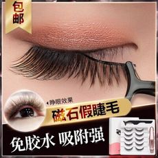 新手 初學者 磁鐵石 自然 假睫毛 濃密 日常 磁力 眼睫毛 磁性 磁吸 睫毛 套裝