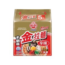 韓國不倒翁 金拉麵(辣味)5入裝 泡麵/進口/團購 D520346