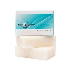台大病毒崩VirusBom~病毒崩白麝香燕麥淨膚皂(100g)　沐浴皂/淨膚皂/香皂