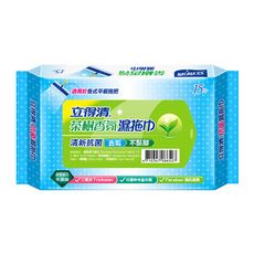 LET-GREEN 立得清~茶樹香氛濕拖巾(15抽入)  濕拖巾/濕紙巾/毛巾/拖把