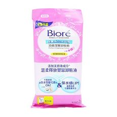 Biore 蜜妮 頂級深層卸粧棉(攜帶包)10片入　卸妝棉/卸妝乳/卸妝油 D803977