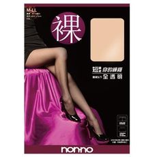 儂儂non-no(6700)裸-全透明褲襪(1件入) 黑色/膚色 透明褲襪/美腿必備/裸感褲襪