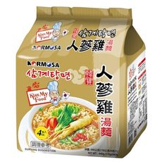 韓國 KORMOSA 人蔘雞湯麵(110gx4包) 泡麵/韓國熱銷/宵夜選擇D640565