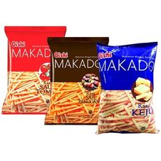 菲律賓 Oishi~MAKADO番茄風味／烤牛肉風味／起司風味 薯條餅乾(65g) D302594
