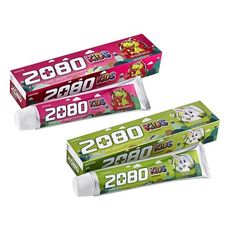 韓國 2080 強齒建齦兒童牙膏(80g) 蘋果牙膏/草莓牙膏/牙膏 D886342