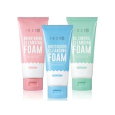 1028~超綿感泡泡亮白／保濕／控油 洗面乳(110g) 3款可選 D017175