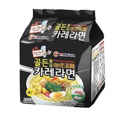 韓國 KORMOSA 黃金咖哩湯麵(110gx4包) 泡麵/團購/進口D640879