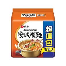 韓國 農心~安城湯麵(5入超值包)　泡麵/進口泡麵/韓國泡麵 D041701