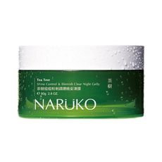 NARUKO 茶樹痘痘粉刺調理晚安凍膜(80g)　凍膜/面膜/茶樹凍膜