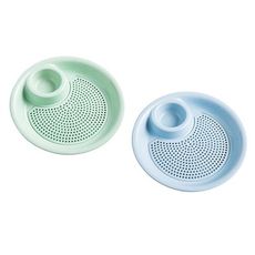 小麥秸稈創意雙層瀝水餃子盤(1入) 顏色隨機出貨 盤子/創意水餃盤/瀝水盤