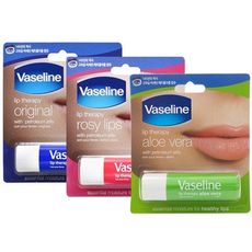 Vaseline 凡士林 經典原味／玫瑰潤色／蘆薈 護唇膏(4.8g)　護唇膏/唇膏 D047552