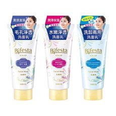 MANDOM Bifesta 毛孔／水嫩／洗卸兩用 淨透洗面乳(120g) D102215