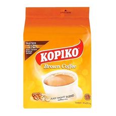 印尼 KOPIKO 三合一即溶黃糖咖啡(275g) 即溶咖啡/黃糖咖啡/沖泡飲品