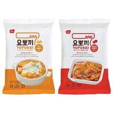 韓國 Yopokki~辣炒年糕袋裝(2人份) 芝士味／甜辣味  辣炒年糕/年糕/韓國 D409348