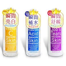 SHILLS 舒兒絲 薏仁舒緩淨化／玻尿酸深層潤澤／維他命C高效美白 化妝水(500ml)