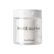 韓國 Medi Flower~DIY瓶裝化妝棉(100枚入)　化妝棉/清潔肌膚/美容工具