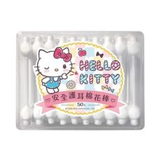 Hello Kitty~安全護耳棉花棒50支(盒)  三麗鷗授權　棉花棒/掏耳棒/挖耳棒