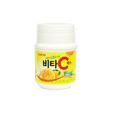 LOTTE 樂天~VC檸檬糖(瓶裝)65g 糖果/進口/零食 D221196