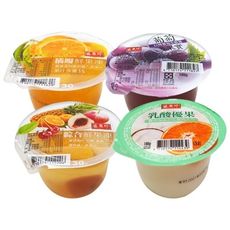 盛香珍~橘瓣鮮果凍／綜合鮮果凍／葡萄多果實／乳酸優果(180g) 款式可選 D411162