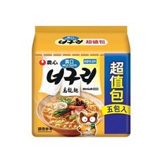 韓國 農心~爽口烏龍麵(5入超值包)　泡麵/烏龍麵/拉麵 D025039