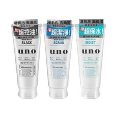UNO~新炭／淨／潤 洗顏(130g) 3款可選  洗面乳/潔面乳/潔顏乳 D449675